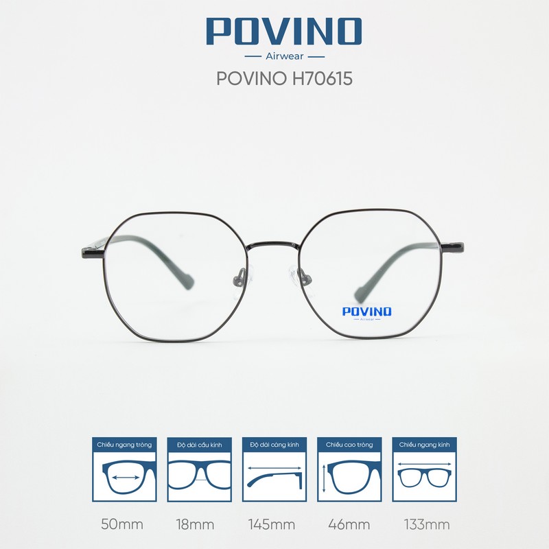 Gọng kính POVINO H70615