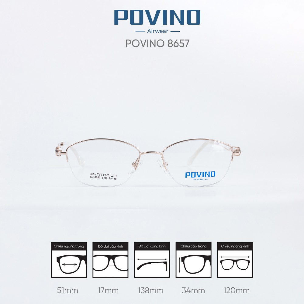 Gọng kính POVINO ST8657