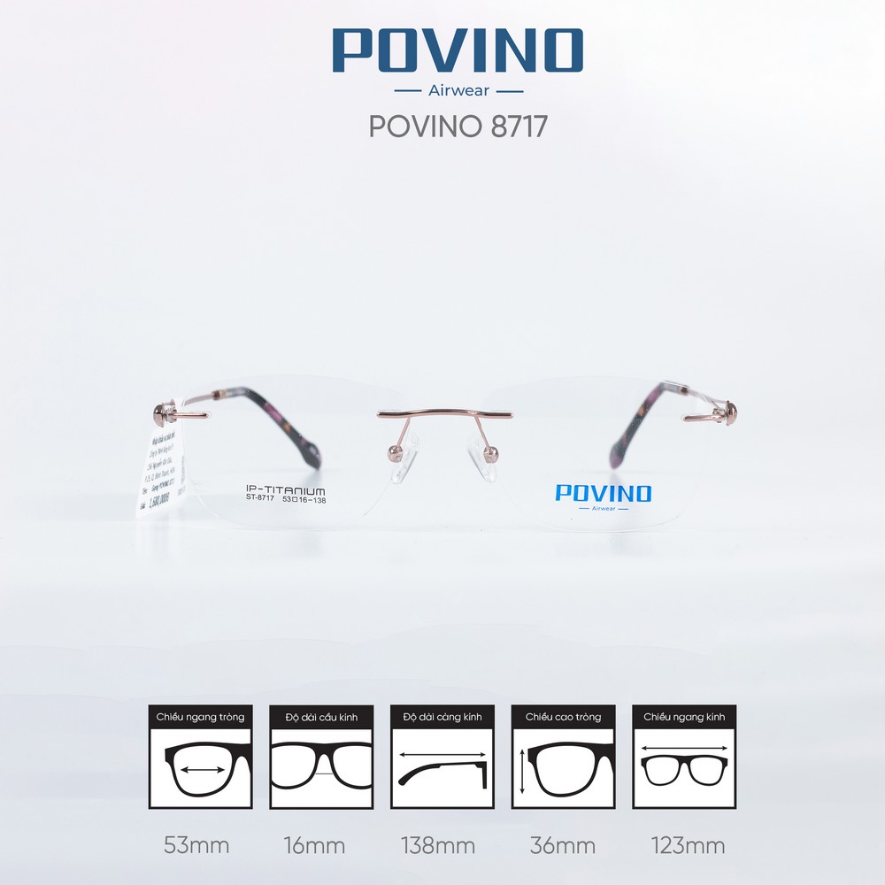 Gọng kính POVINO ST8717