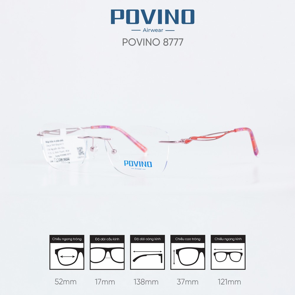 Gọng kính POVINO ST8777 - Ảnh 7