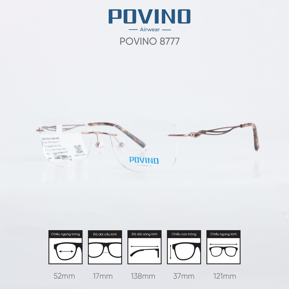 Gọng kính POVINO ST8777 - Ảnh 5