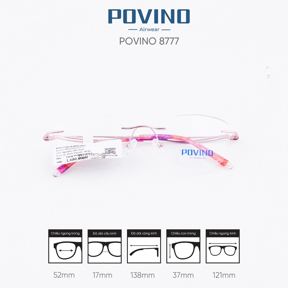 Gọng kính POVINO ST8777 - Ảnh 3