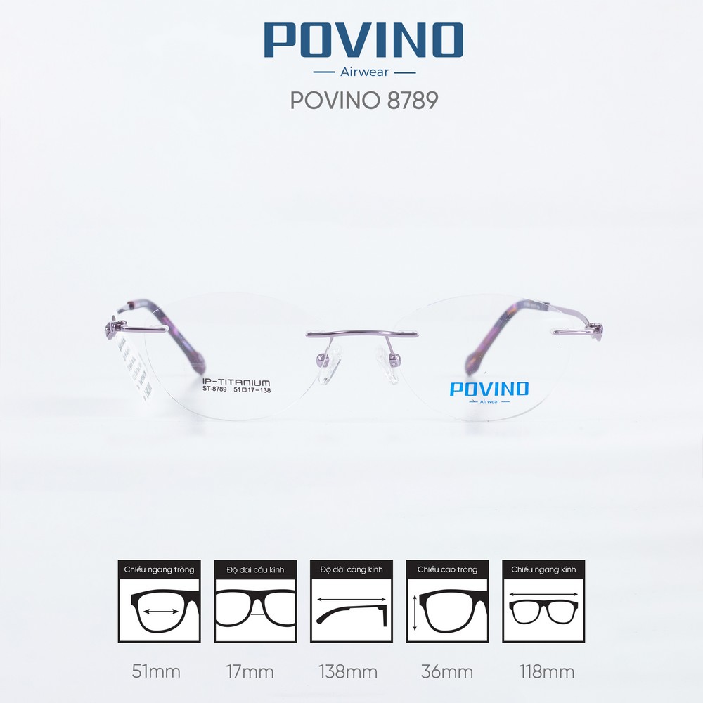 Gọng kính POVINO ST8789