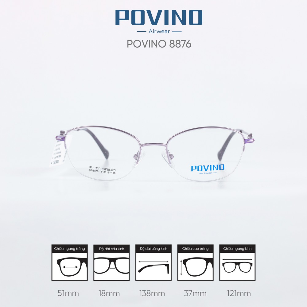 Gọng kính POVINO ST8876