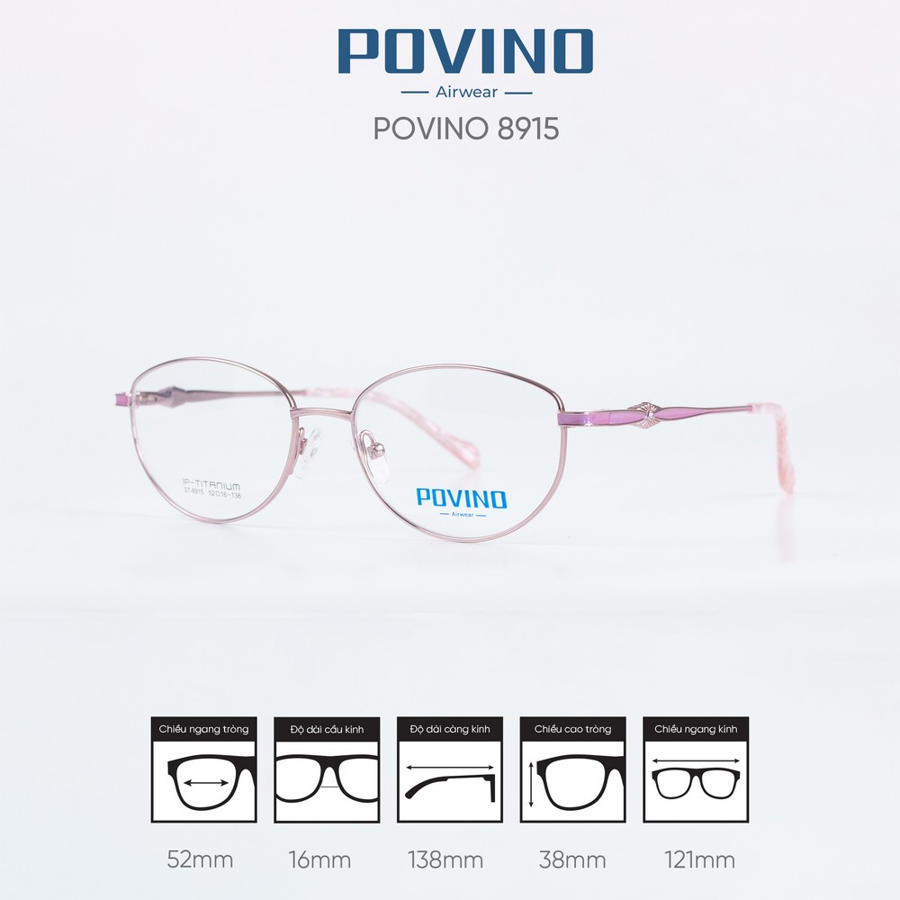 Gọng kính POVINO ST8915 - Ảnh 8