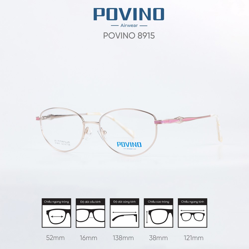 Gọng kính POVINO ST8915 - Ảnh 7
