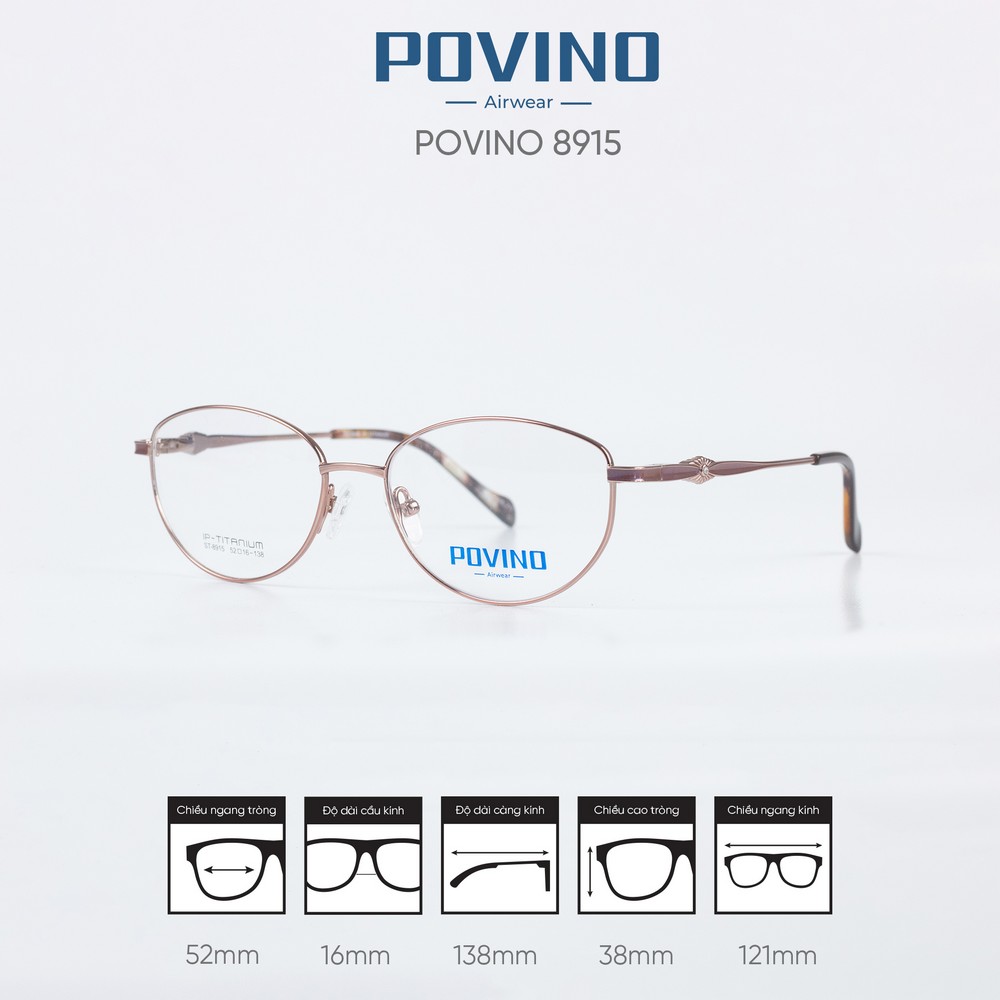 Gọng kính POVINO ST8915 - Ảnh 6