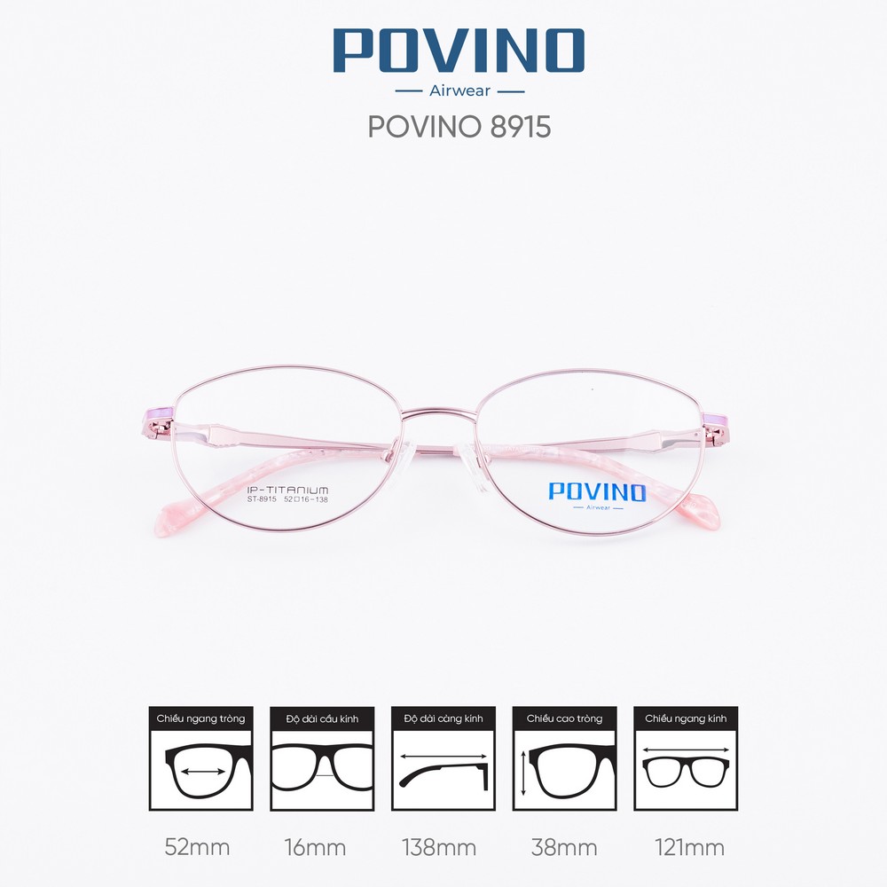 Gọng kính POVINO ST8915 - Ảnh 4