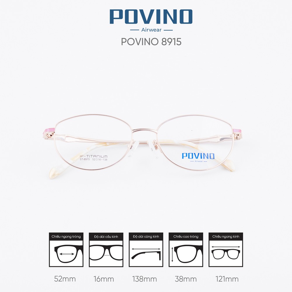 Gọng kính POVINO ST8915 - Ảnh 3