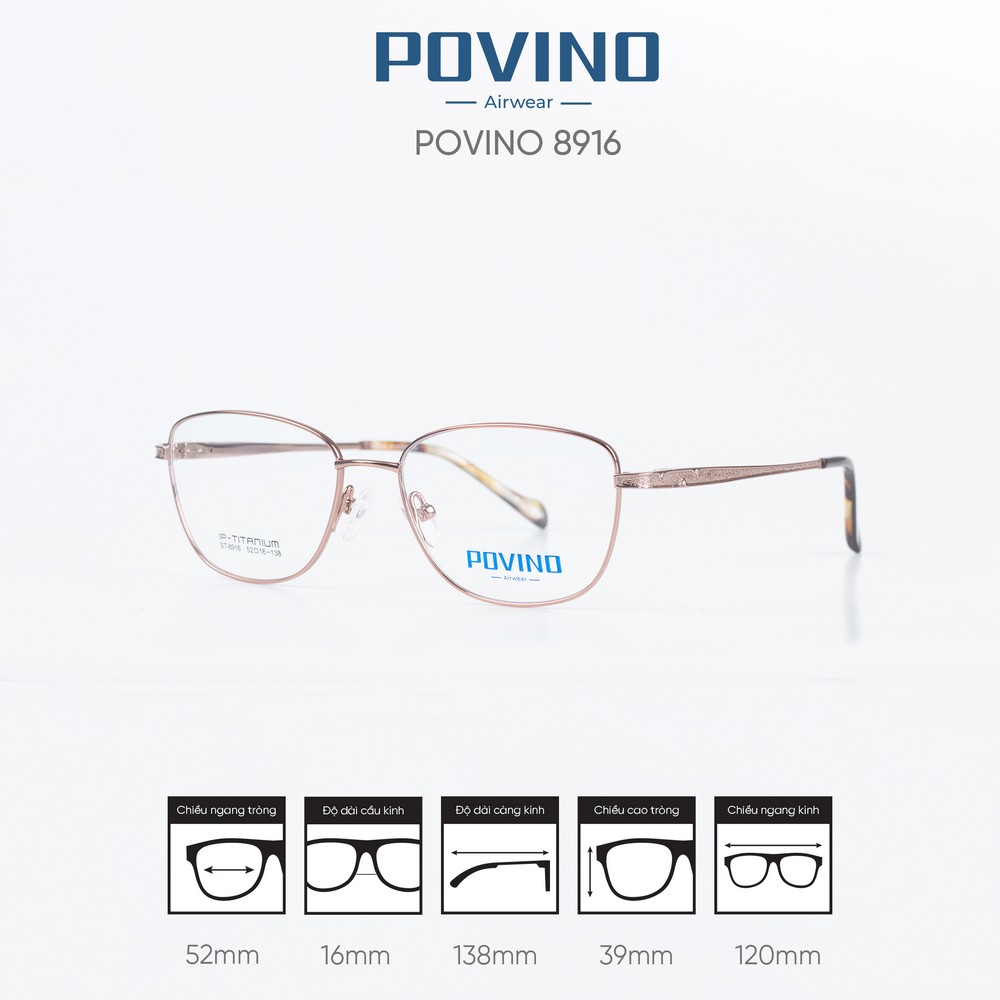 Gọng kính POVINO ST8916 - Ảnh 7