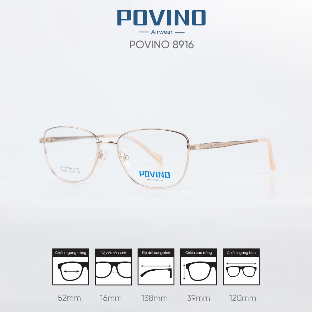 Gọng kính POVINO ST8916 - Ảnh 6
