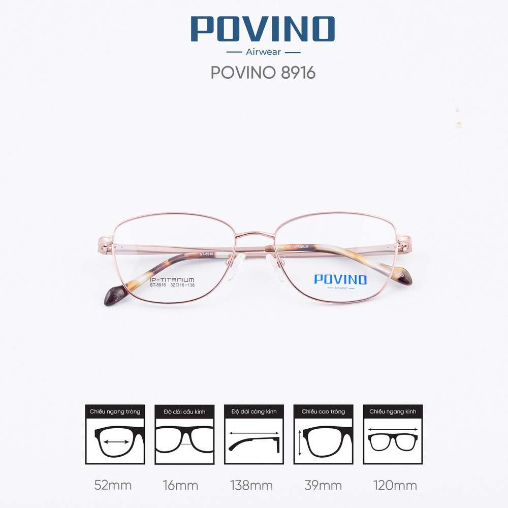 Gọng kính POVINO ST8916 - Ảnh 5
