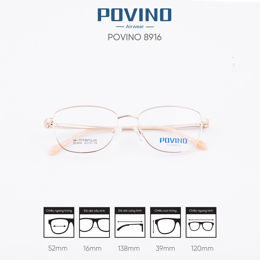 Gọng kính POVINO ST8916 - Ảnh 4