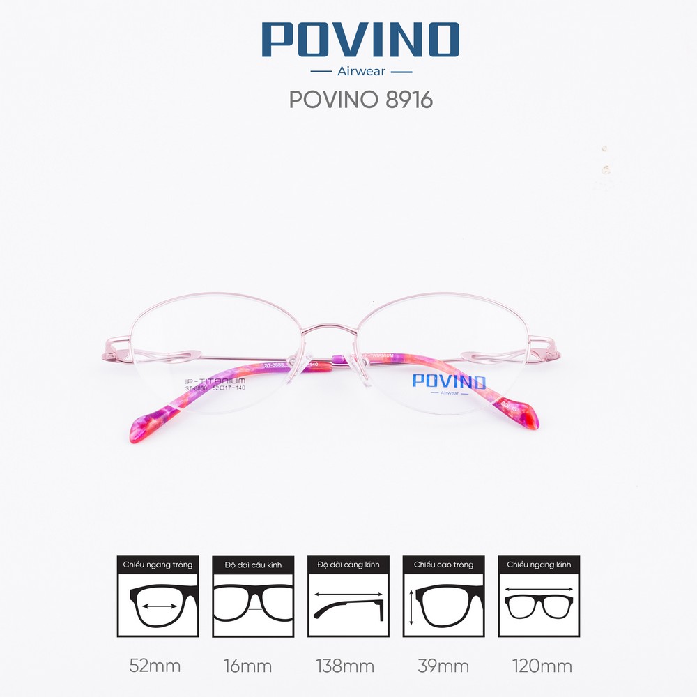 Gọng kính POVINO ST8916 - Ảnh 3