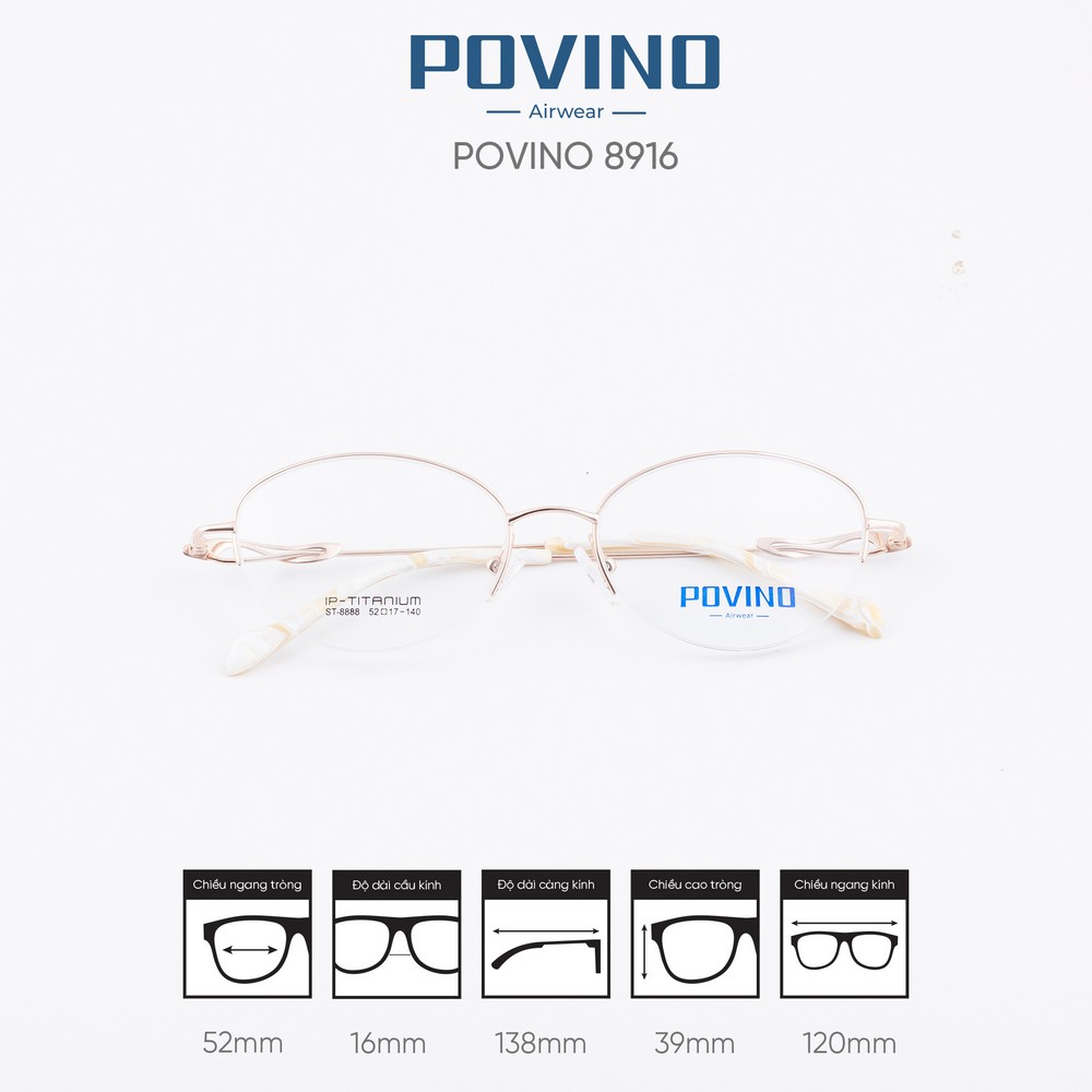 Gọng kính POVINO ST8916 - Ảnh 2