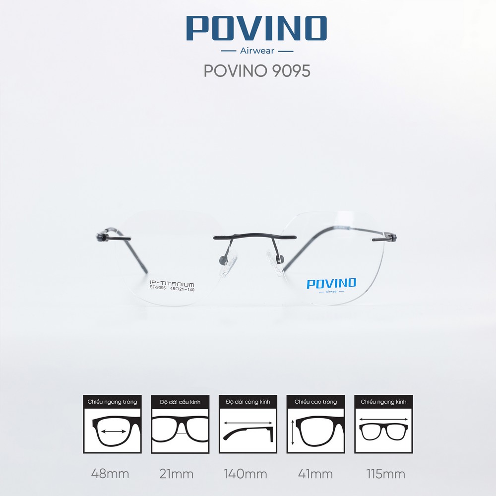 Gọng kính POVINO ST9095
