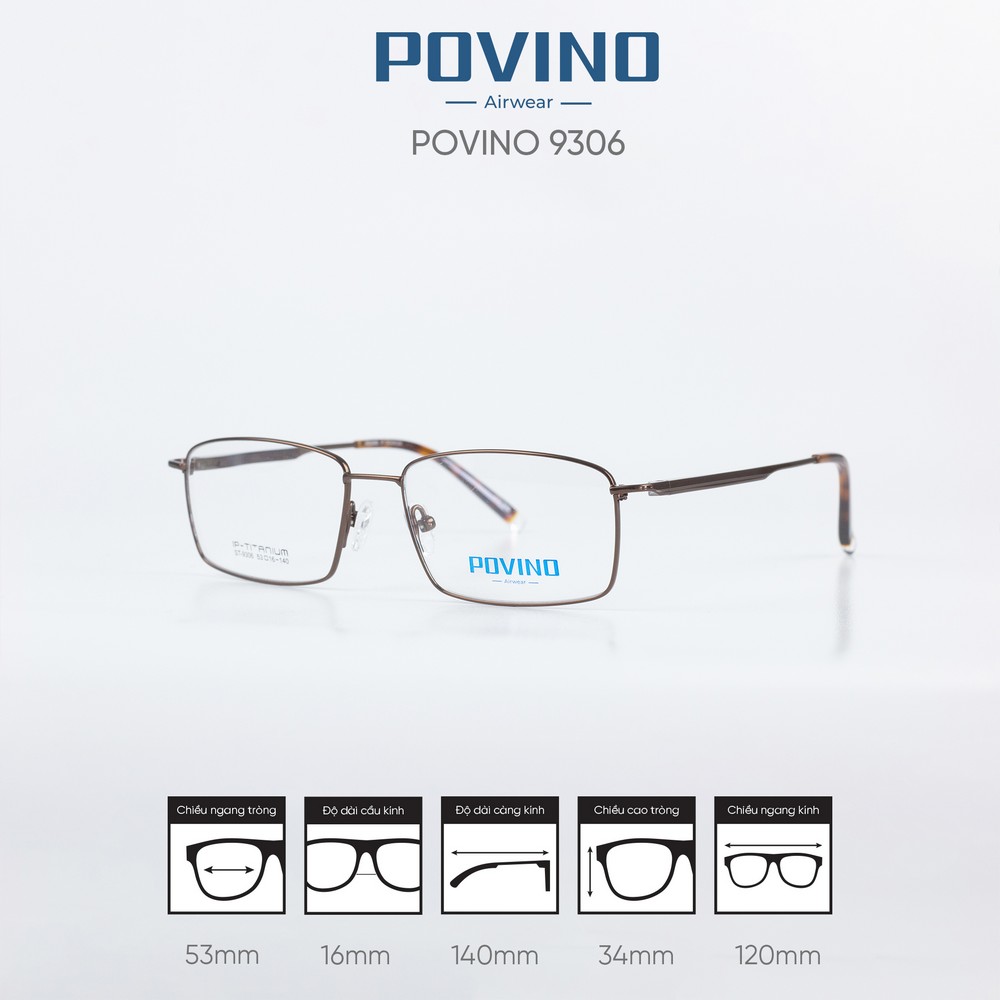 Gọng kính POVINO ST9306 - Ảnh 8
