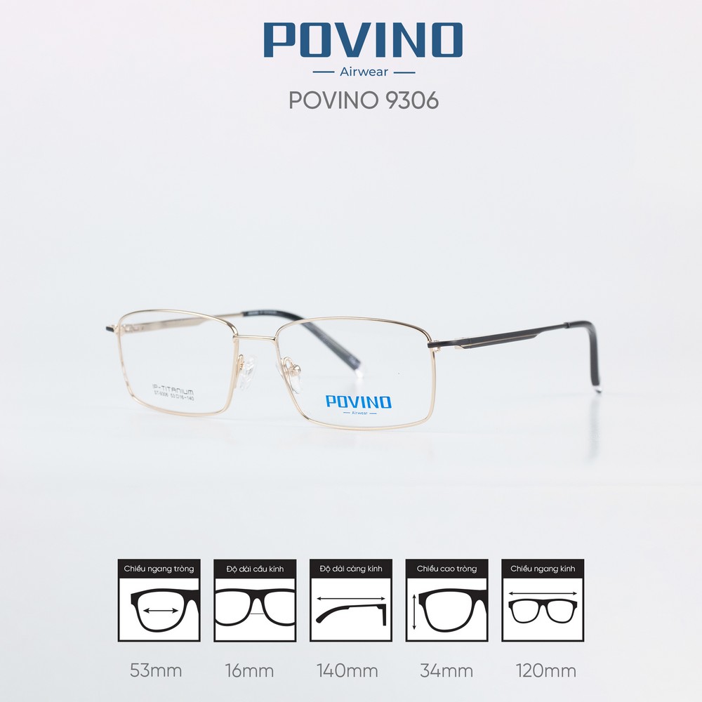 Gọng kính POVINO ST9306 - Ảnh 7