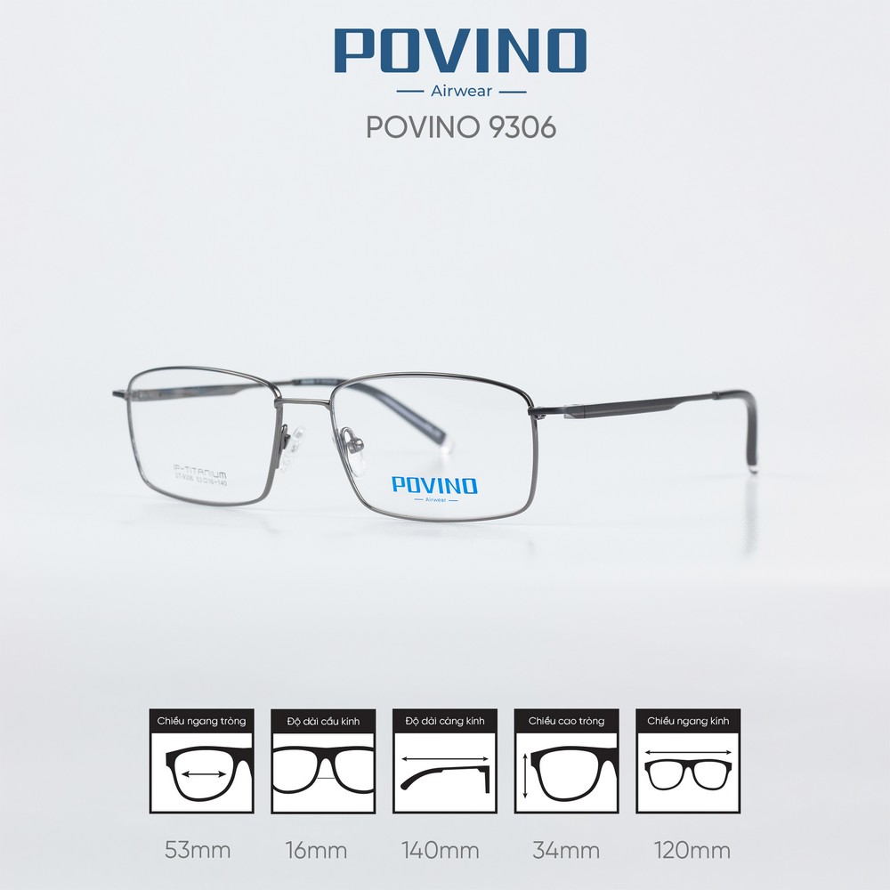 Gọng kính POVINO ST9306 - Ảnh 6
