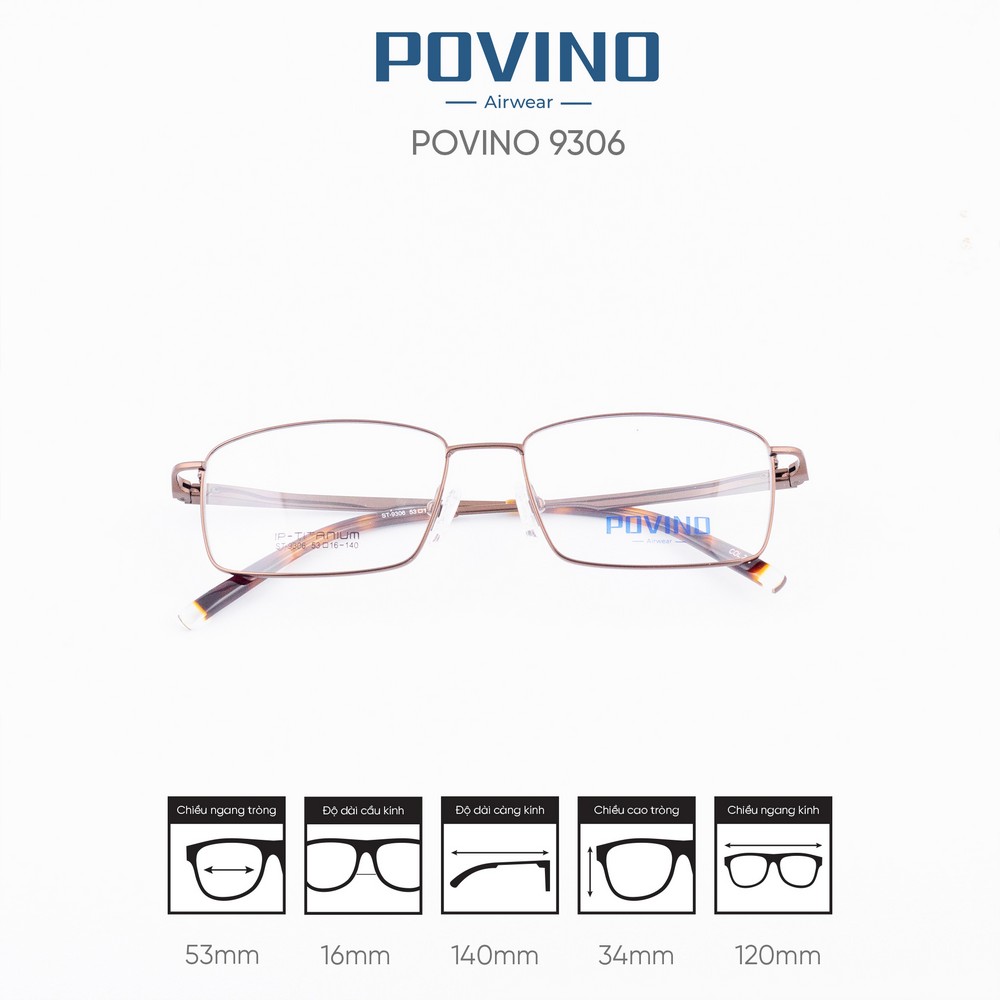 Gọng kính POVINO ST9306 - Ảnh 4
