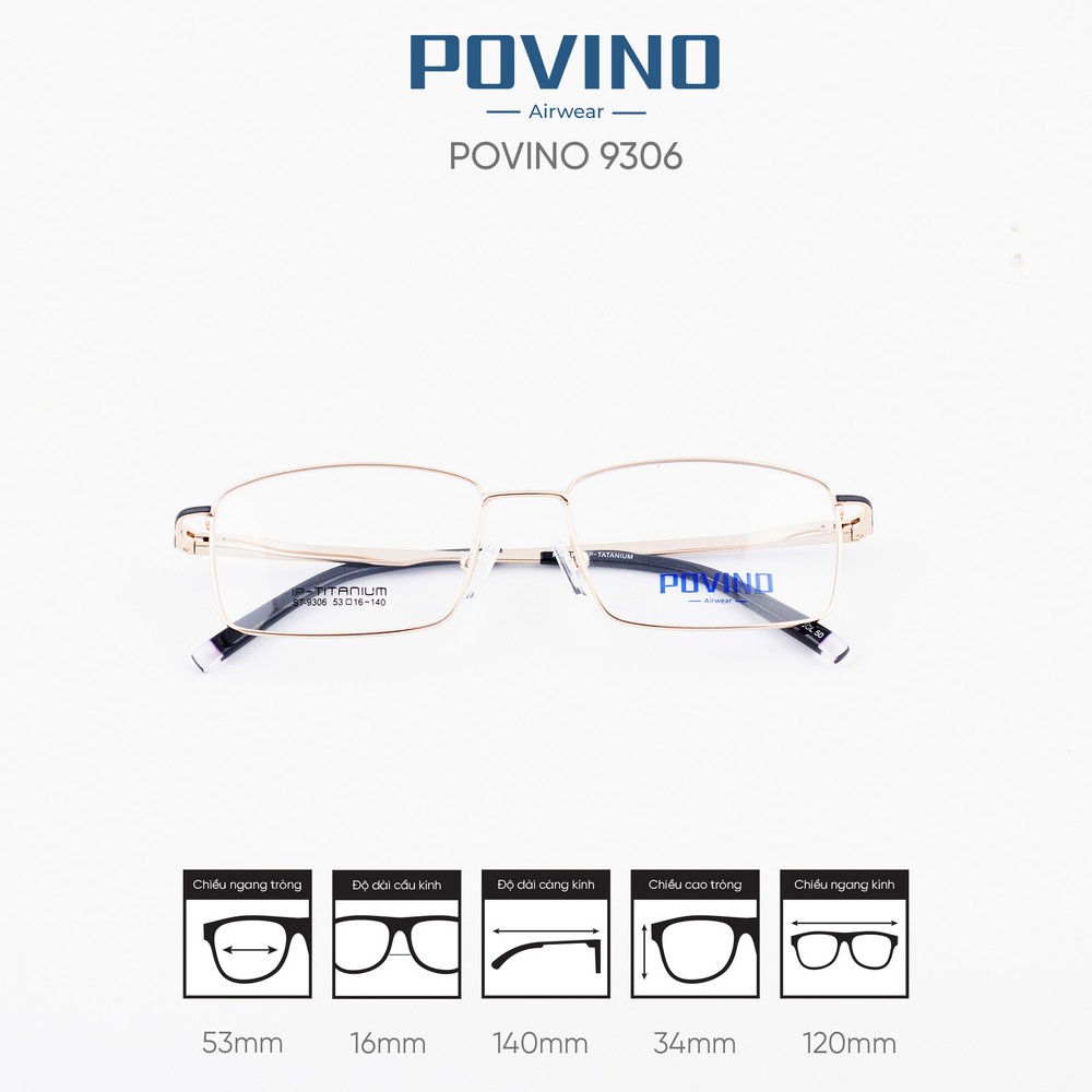 Gọng kính POVINO ST9306 - Ảnh 2