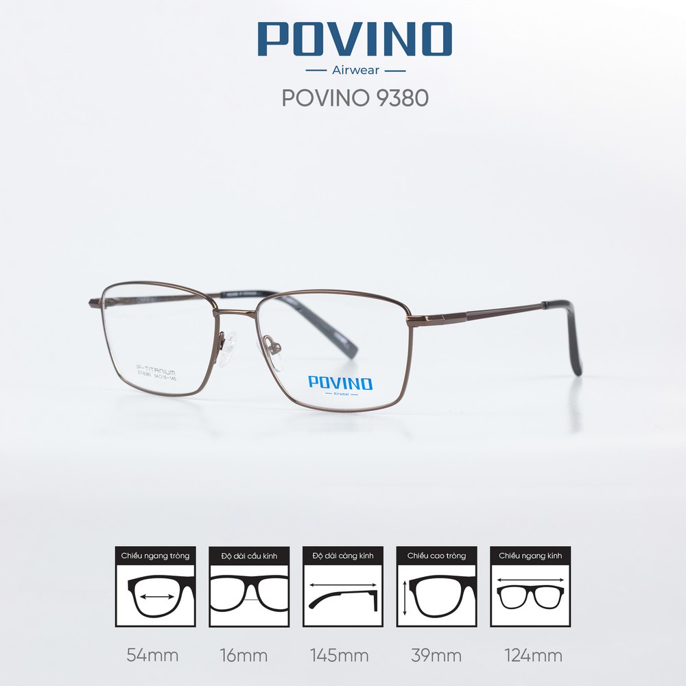 Gọng kính POVINO ST9380 - Ảnh 8