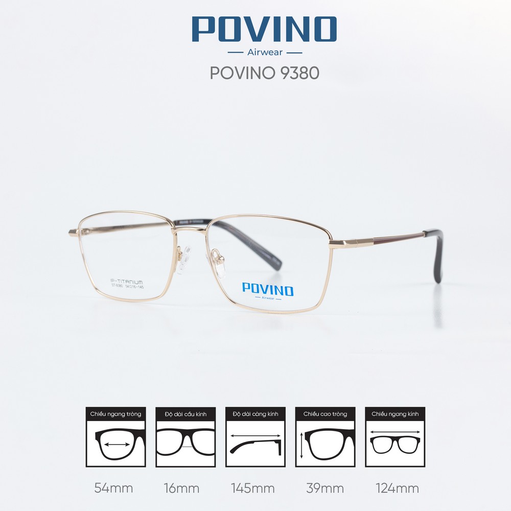 Gọng kính POVINO ST9380 - Ảnh 6