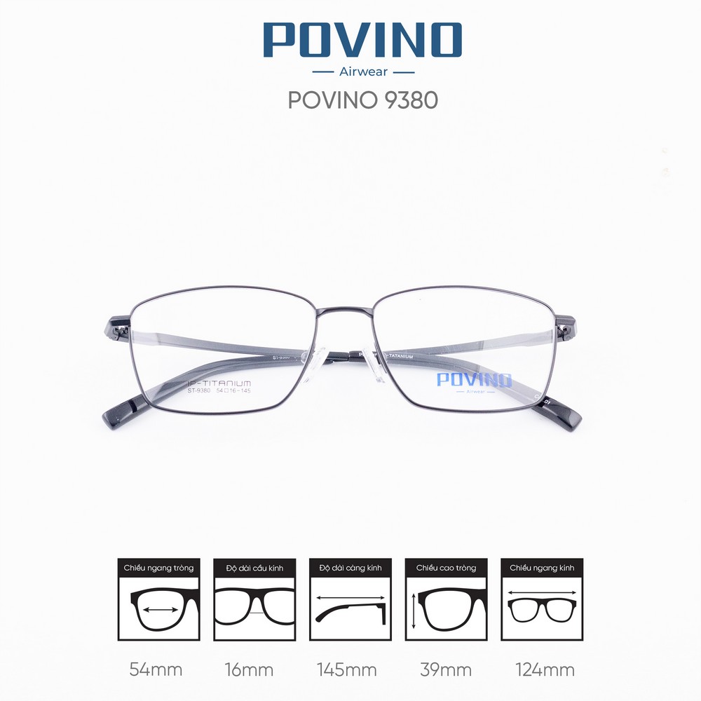 Gọng kính POVINO ST9380 - Ảnh 5