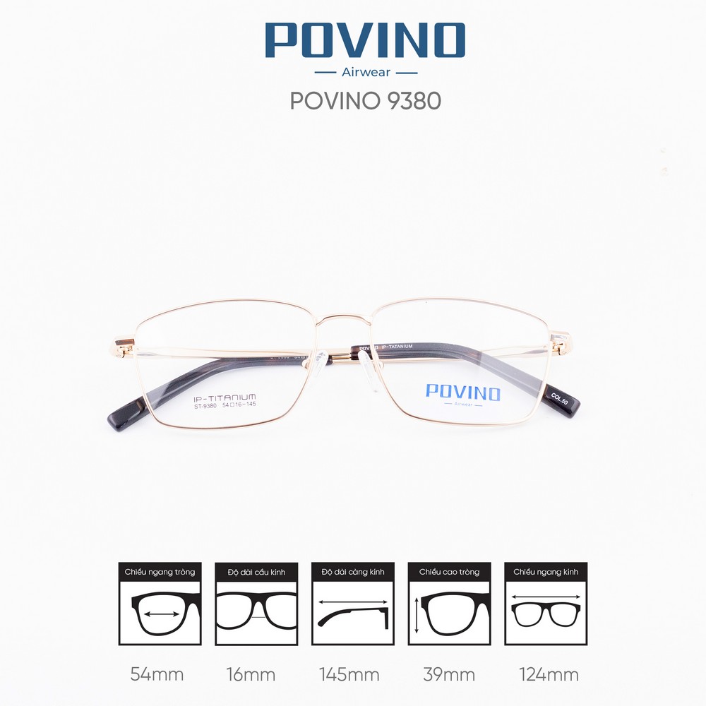 Gọng kính POVINO ST9380 - Ảnh 4