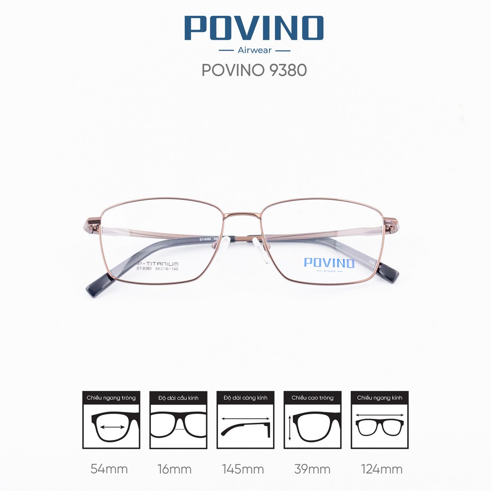 Gọng kính POVINO ST9380 - Ảnh 2