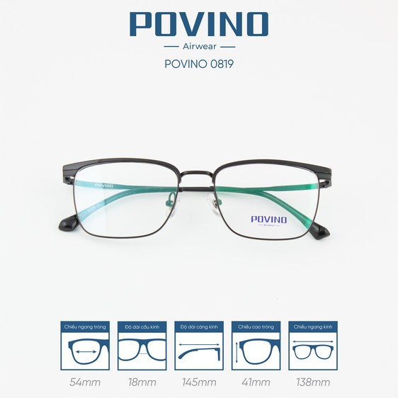 Gọng kính POVINO PO0819 - Ảnh 8