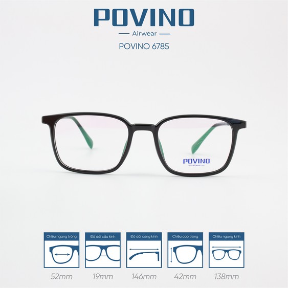 Gọng kính POVINO PO6785