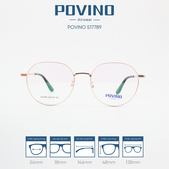 Gọng kính POVINO PO17789