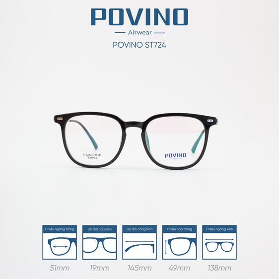 Gọng kính POVINO PO724