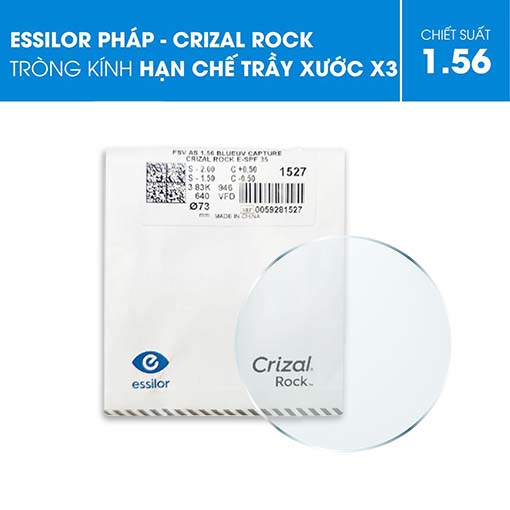 Tròng kính Essilor Crizal Rock