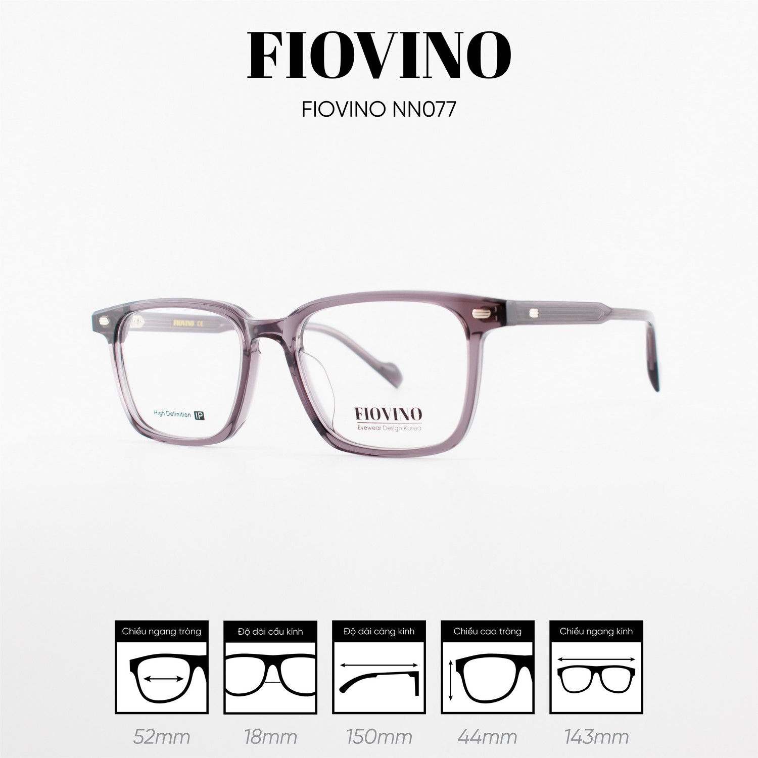 Gọng kính FIOVINO NN077 - Ảnh 4