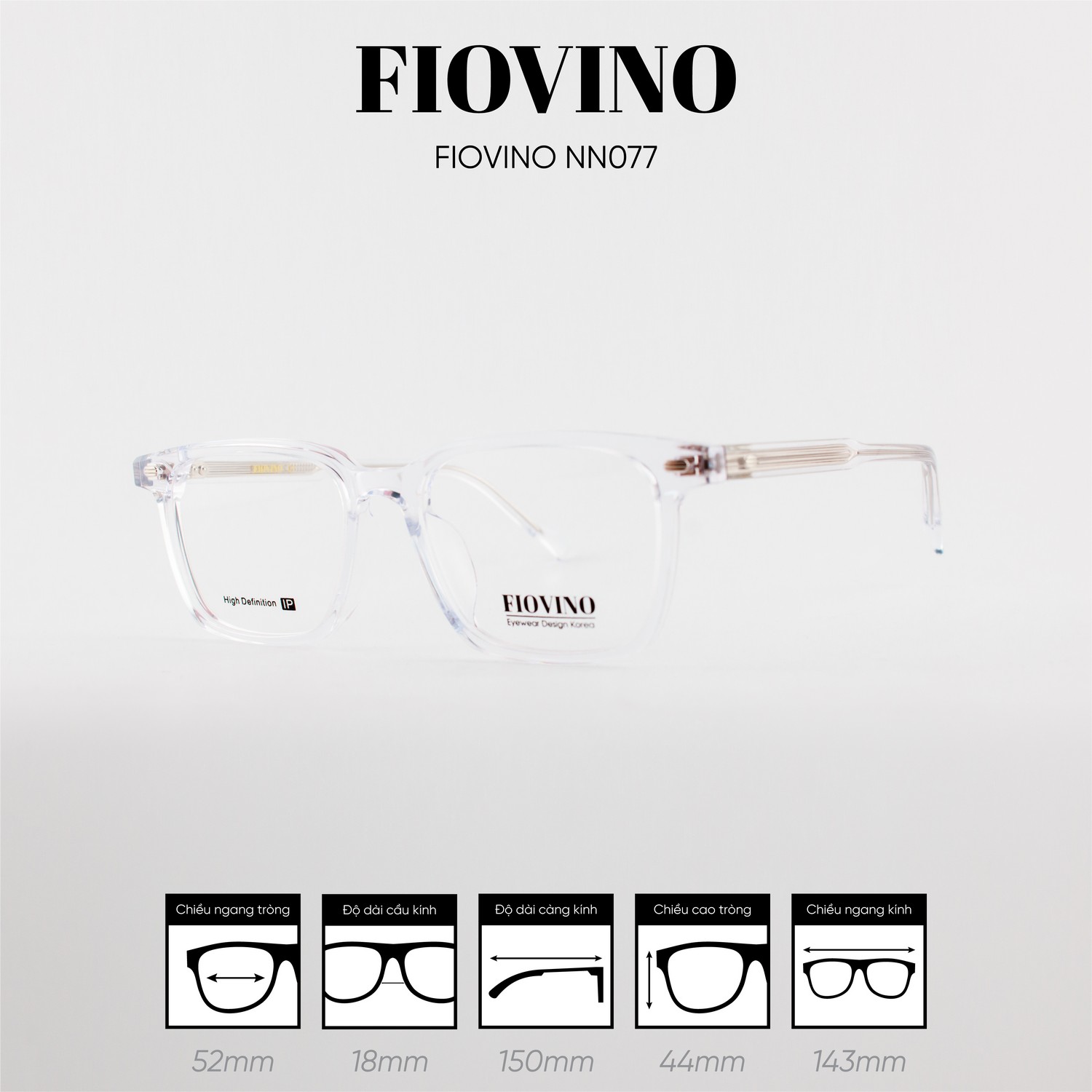 Gọng kính FIOVINO NN077 - Ảnh 5