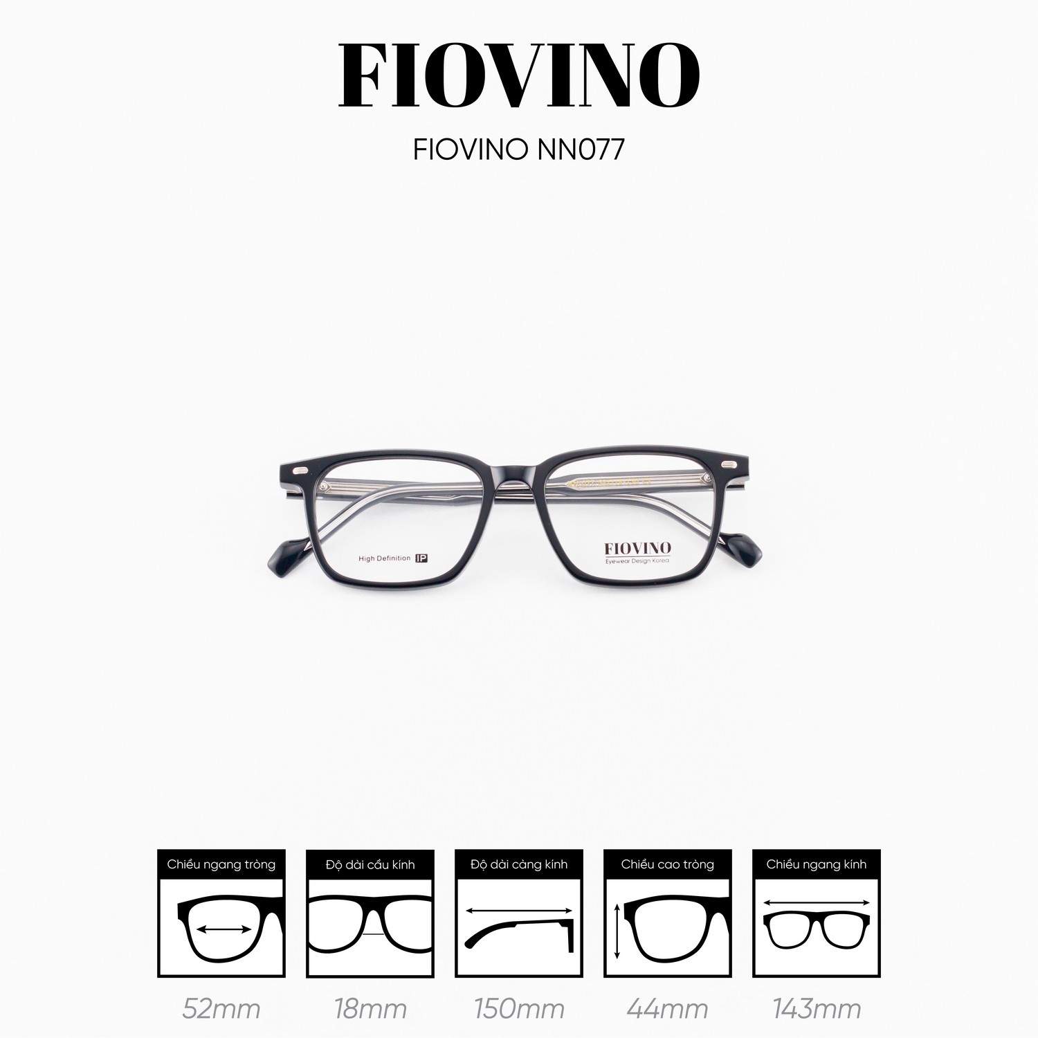 Gọng kính FIOVINO NN077 - Ảnh 6