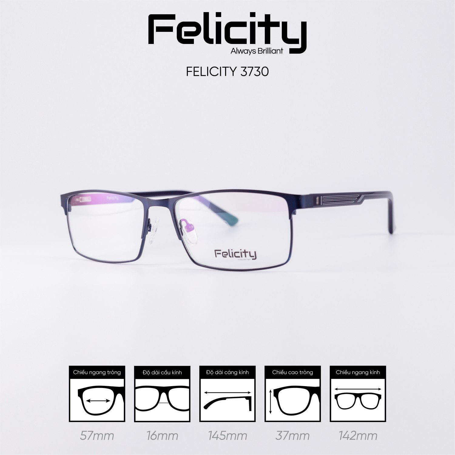 Gọng kính FELICITY 3730 - Ảnh 3