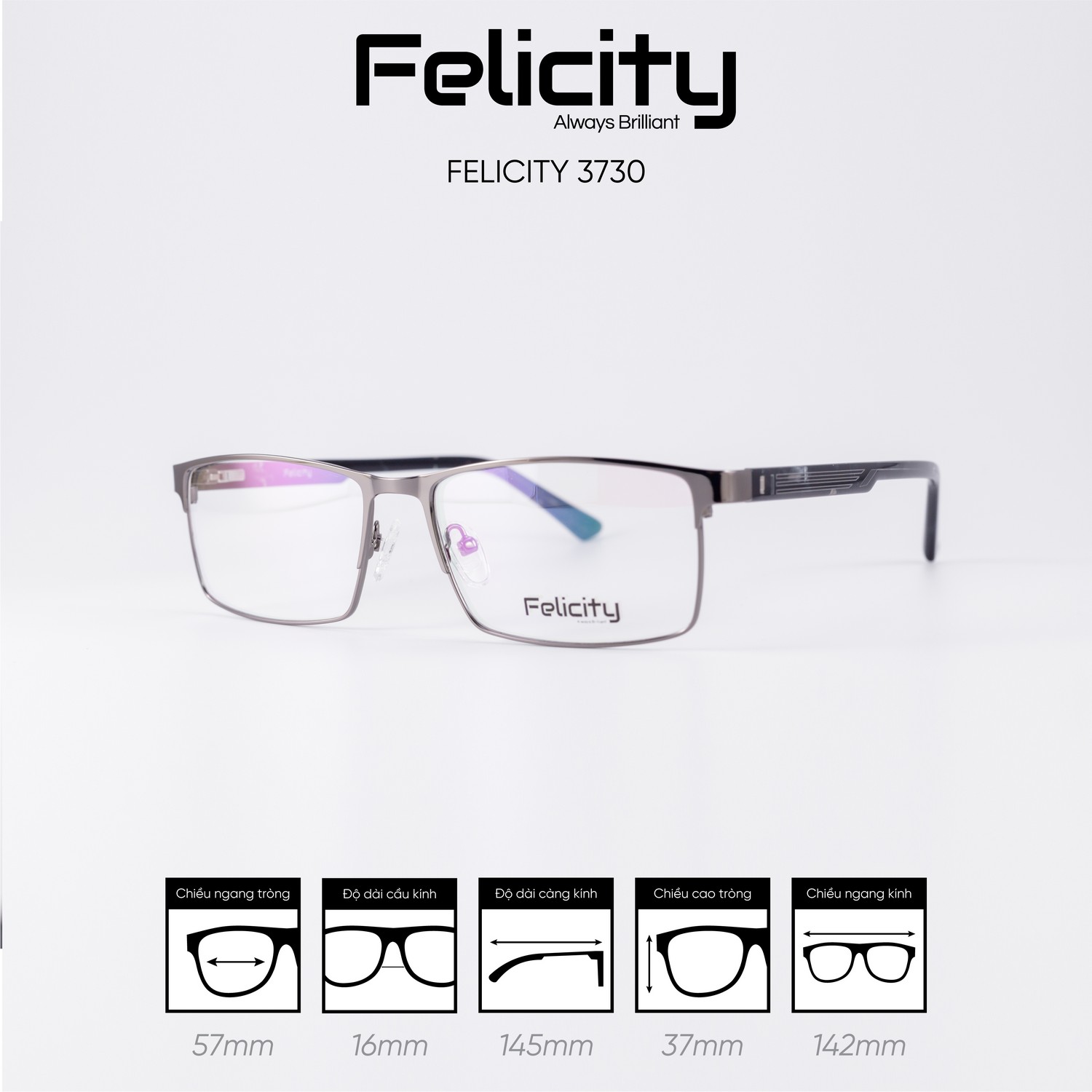 Gọng kính FELICITY 3730 - Ảnh 5