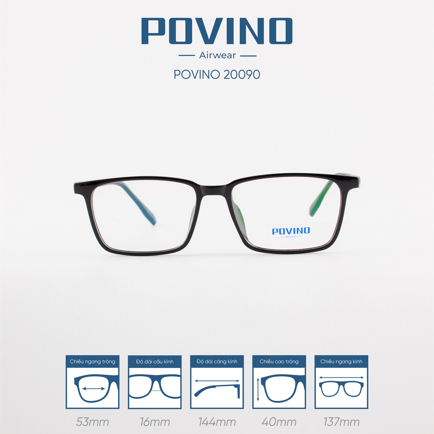 Gọng kính POVINO PO20090