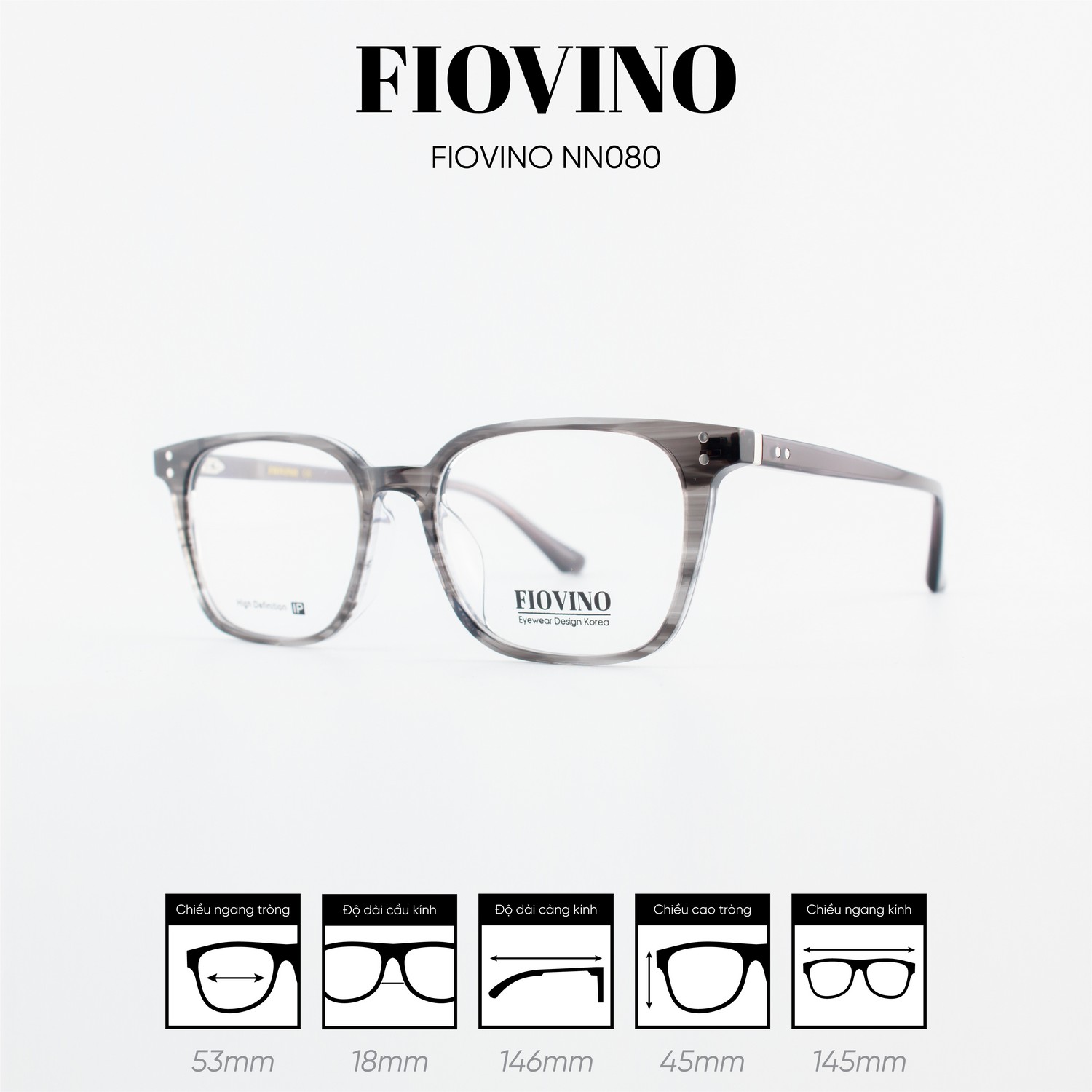 Gọng kính FIOVINO NN080 - Ảnh 4