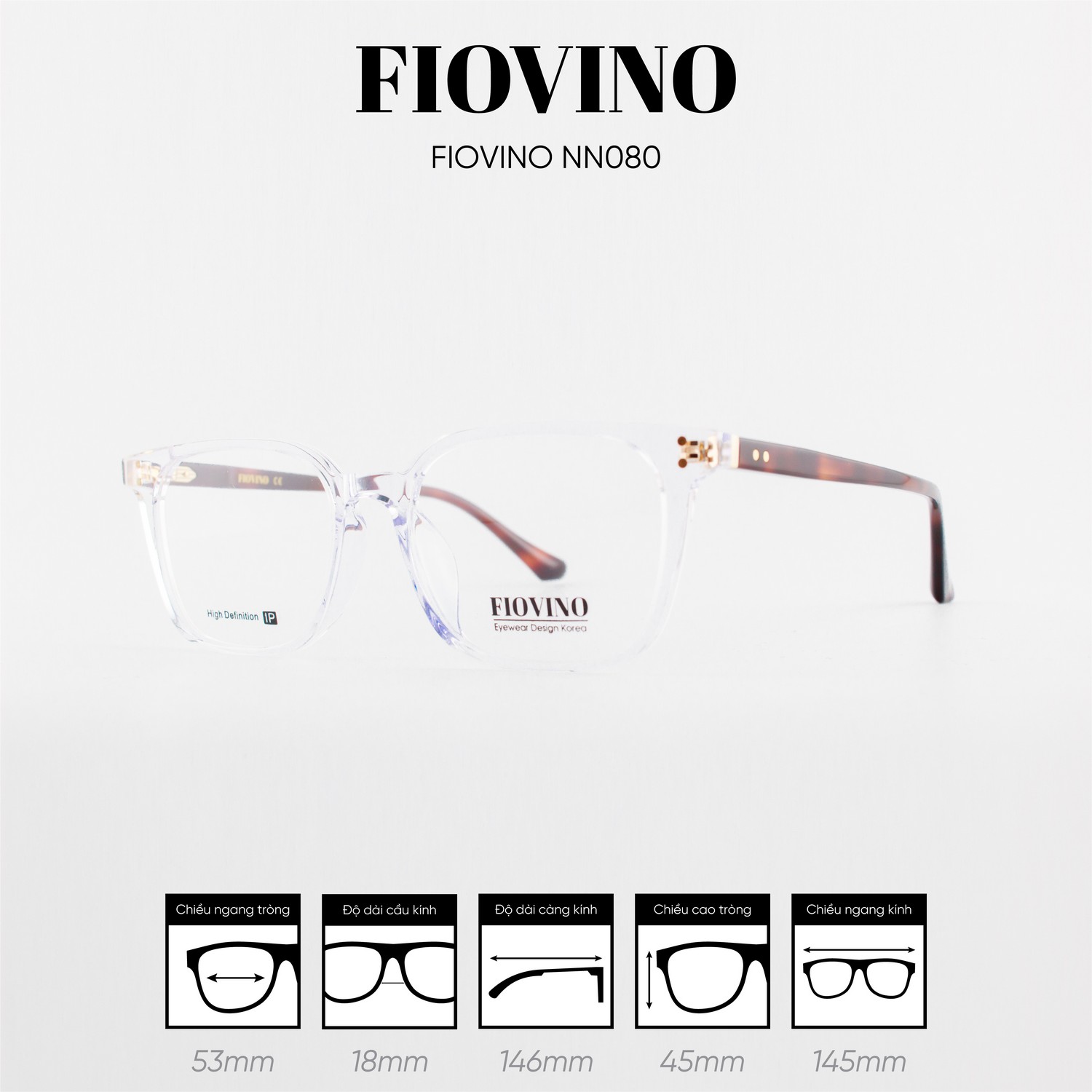 Gọng kính FIOVINO NN080 - Ảnh 3