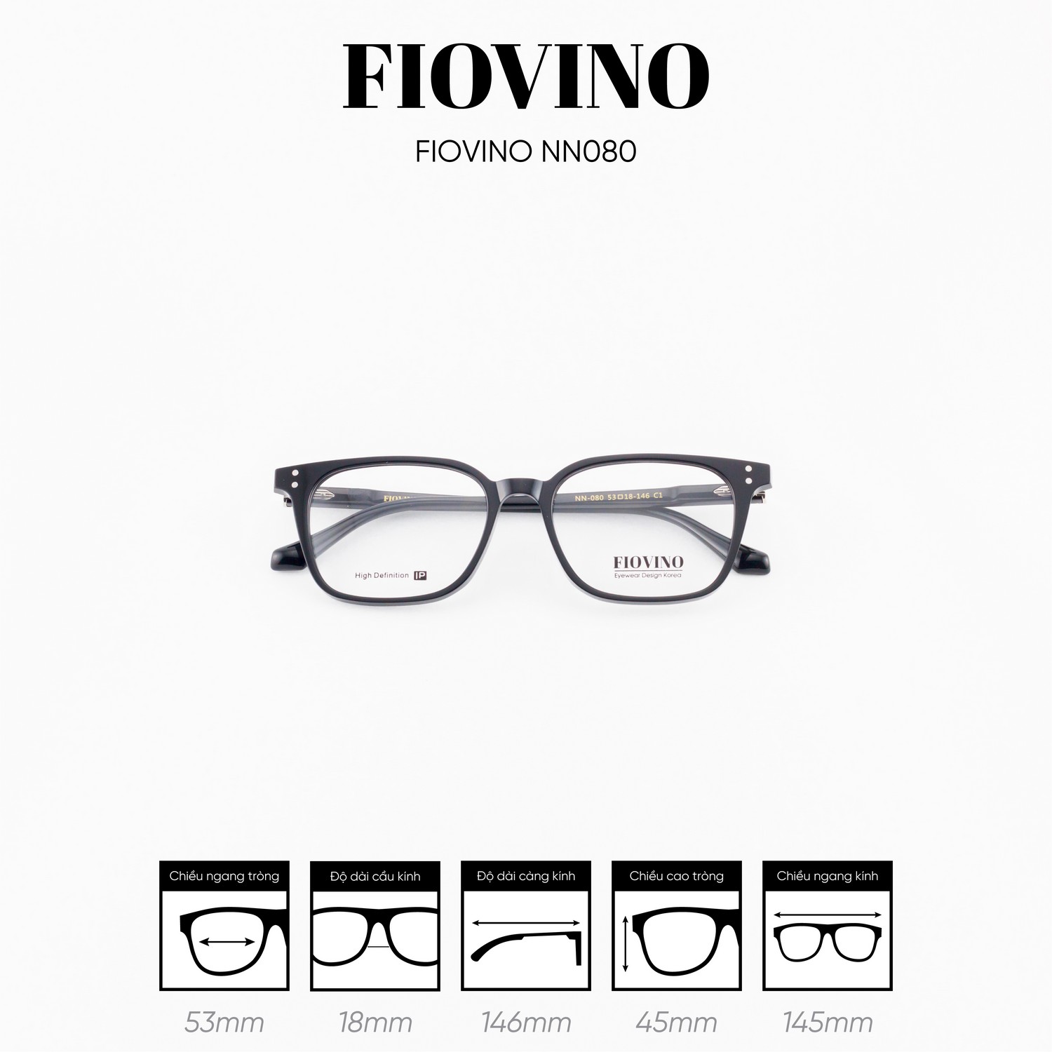 Gọng kính FIOVINO NN080 - Ảnh 6