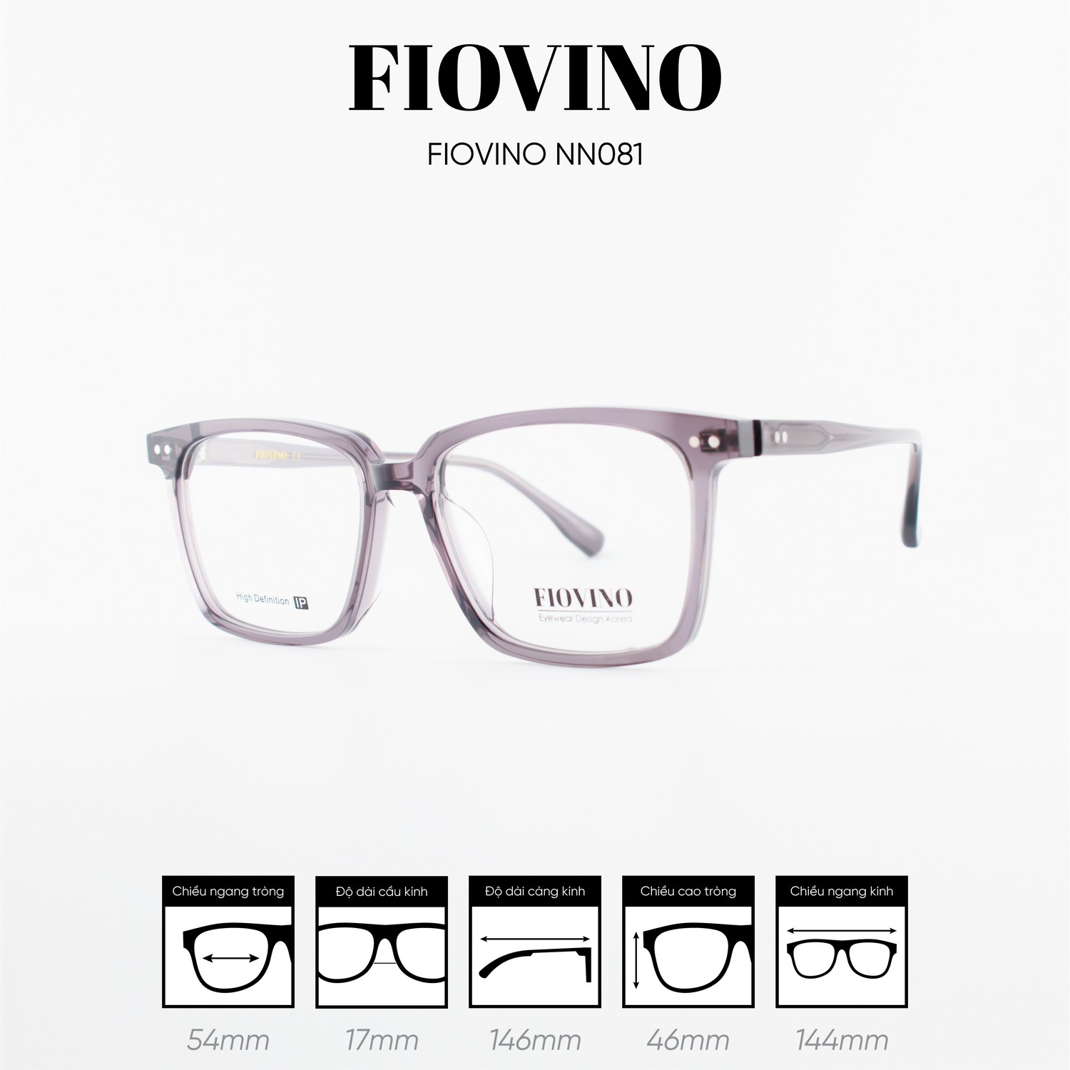Gọng kính FIOVINO NN081 - Ảnh 4