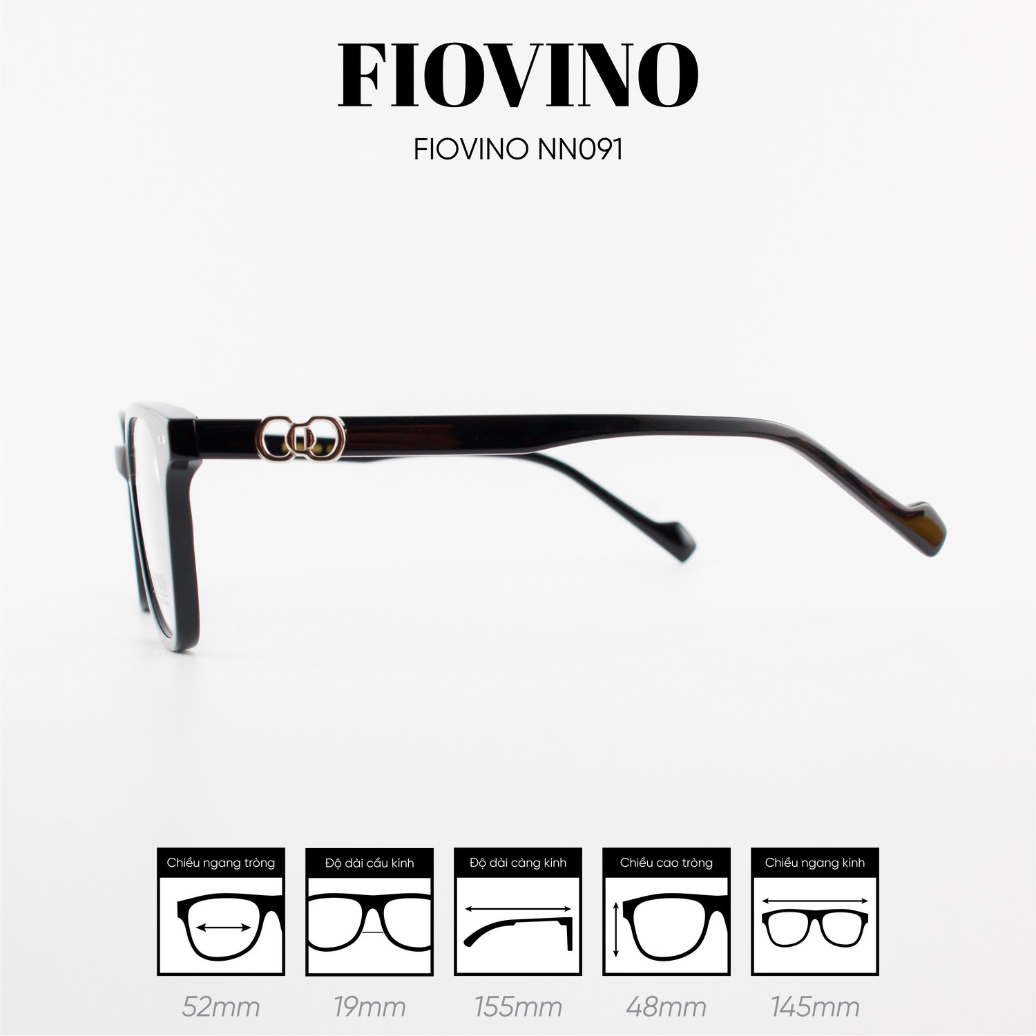 Gọng kính FIOVINO NN091 - Ảnh 7