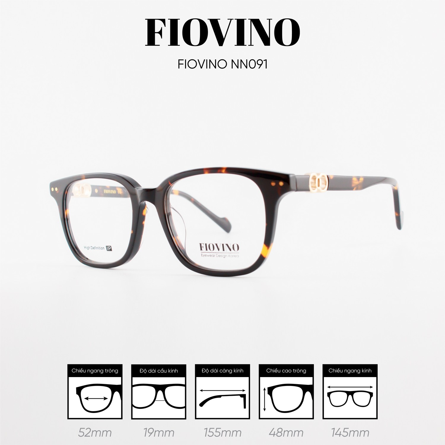 Gọng kính FIOVINO NN091 - Ảnh 4