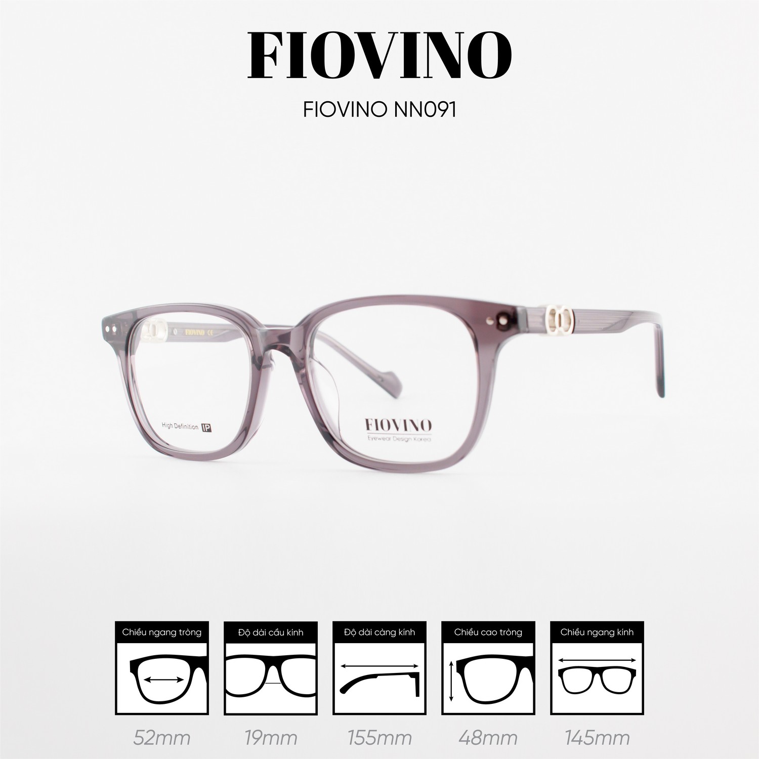 Gọng kính FIOVINO NN091 - Ảnh 5