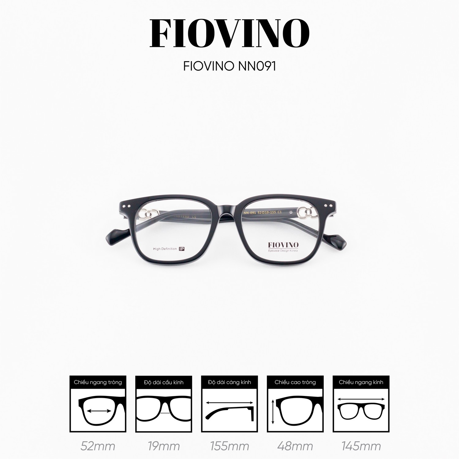 Gọng kính FIOVINO NN091 - Ảnh 6