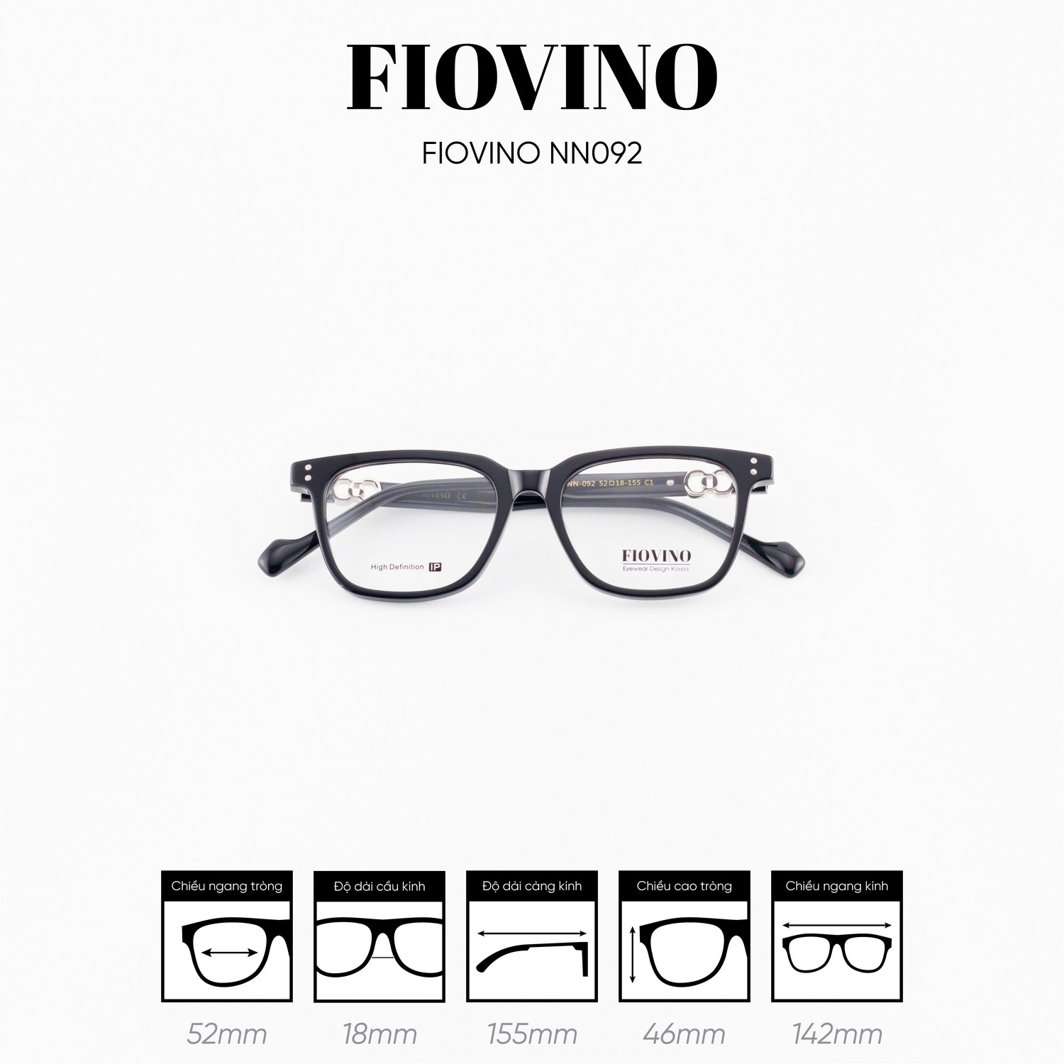Gọng kính FIOVINO NN092 - Ảnh 6